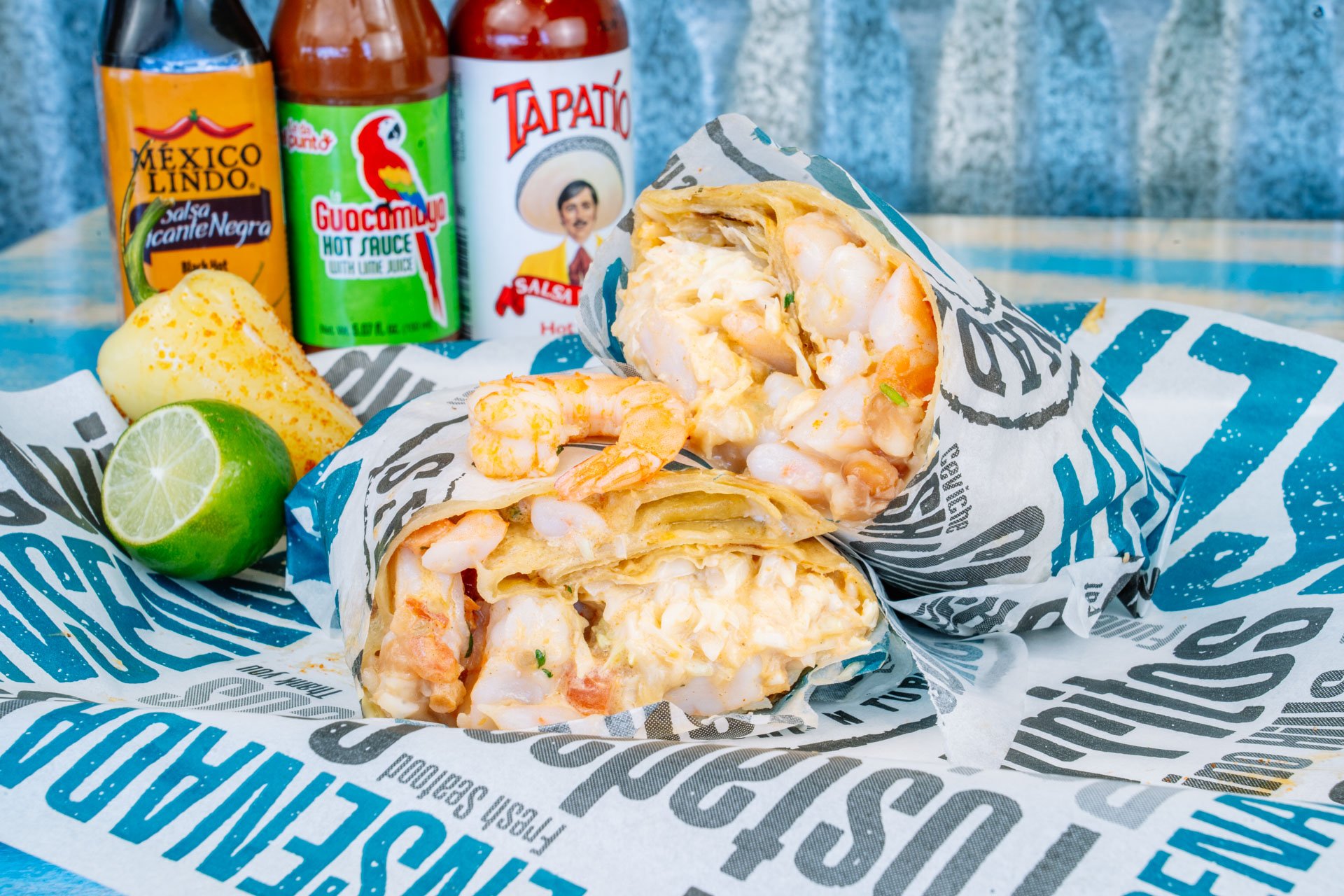 Grilled Shrimp Burrito